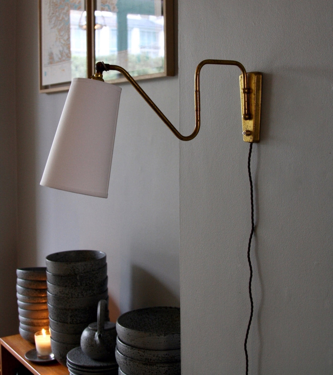 Adjustable Wall Light Denmark, 1950s - Image 3