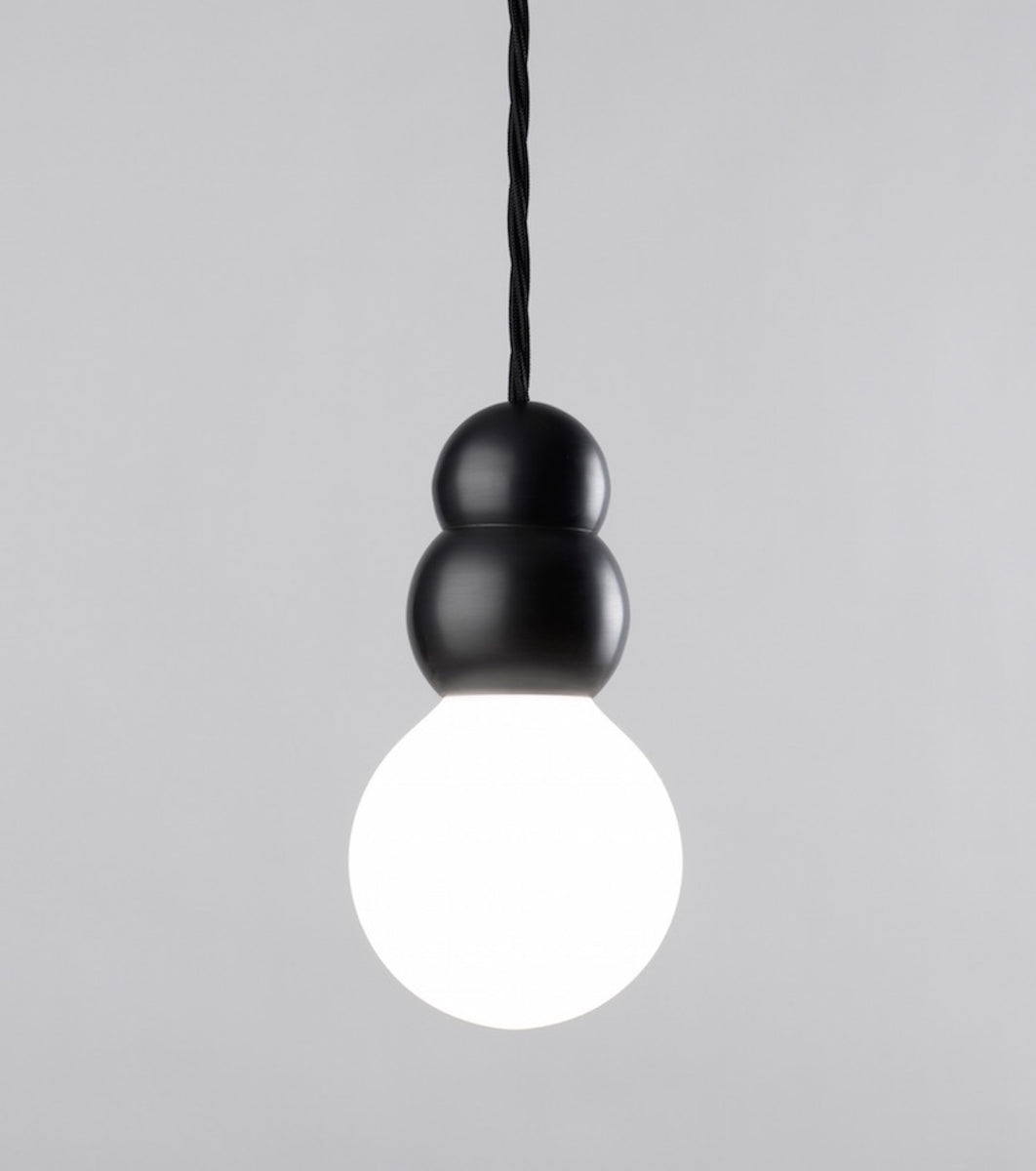 Simplistic Ball Light Large Flex Black Patinated Michael Anastassiades - Image 1