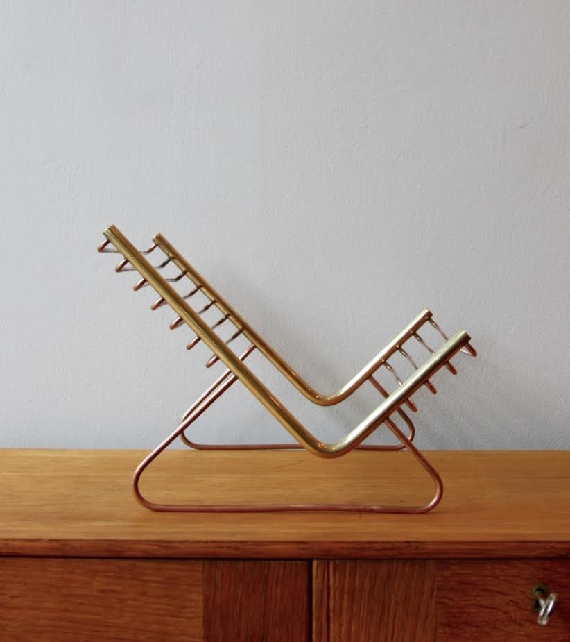 Brass and Copper Book Holder  Carl Auböck - Image 4