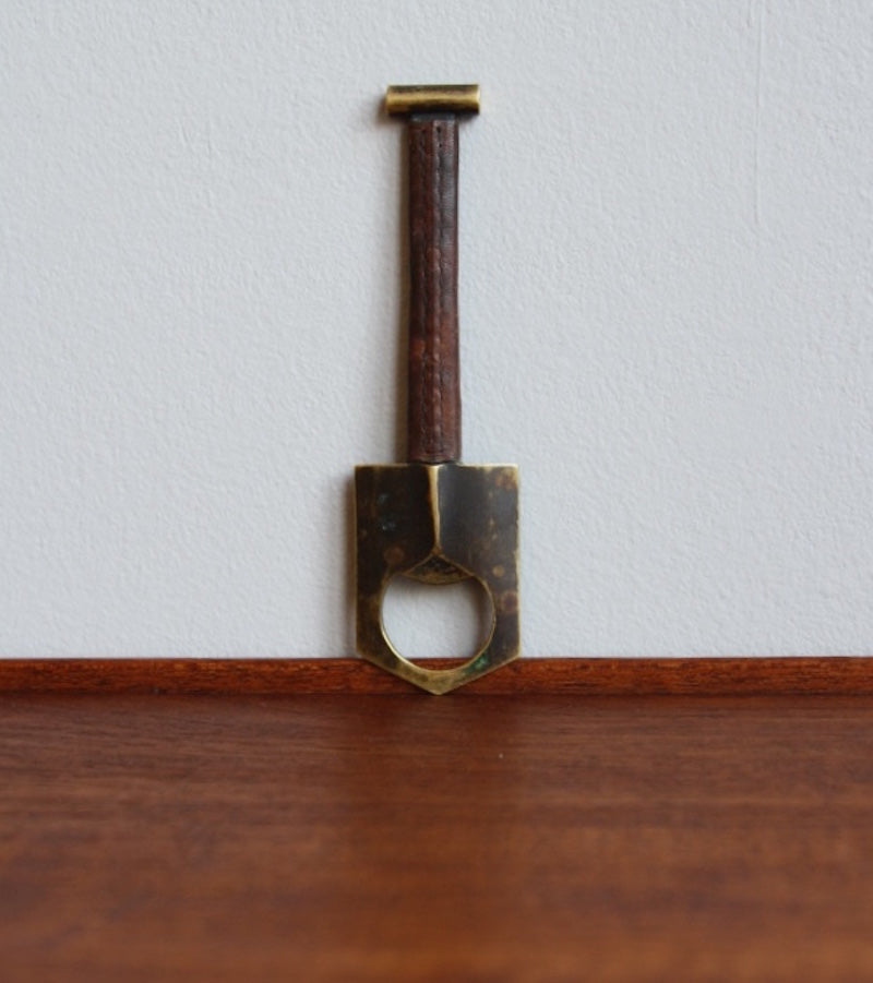 Brass and Leather Bottle Opener Carl Auböck - Image 1