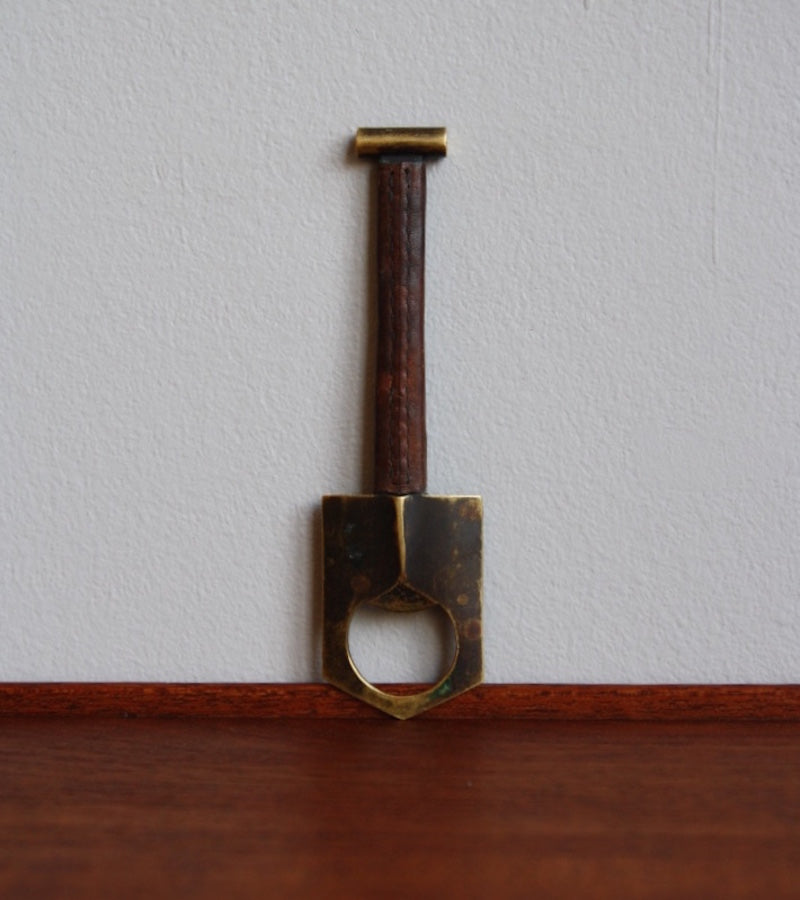 Brass and Leather Bottle Opener Carl Auböck - Image 2