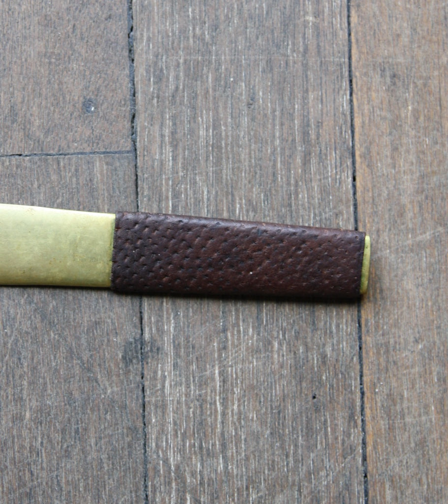 Brass and Ostrich Leather Letter Opener Carl Auböck - Image 6