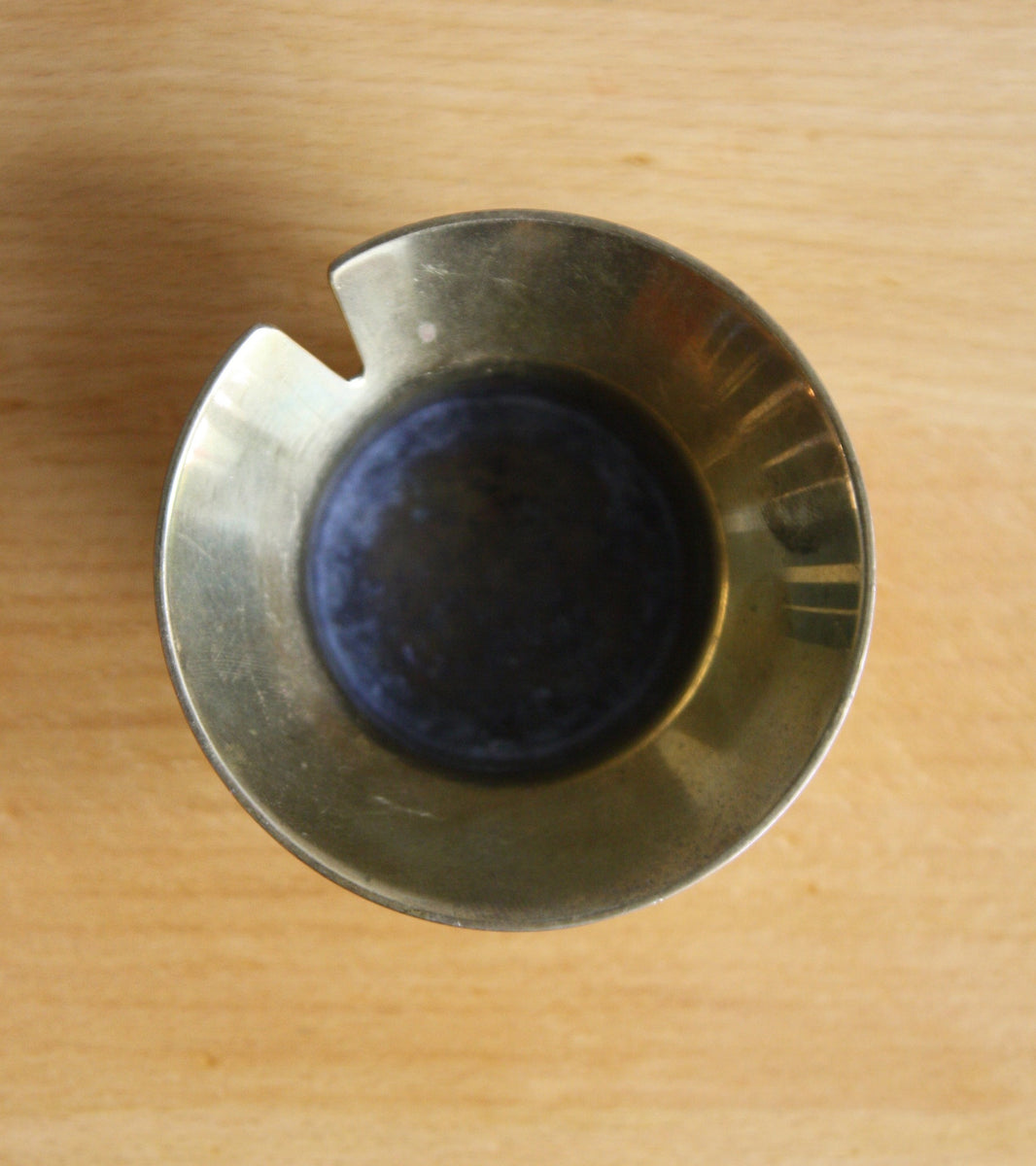 Brass and Wicker Ashtray  Carl Auböck - Image 4