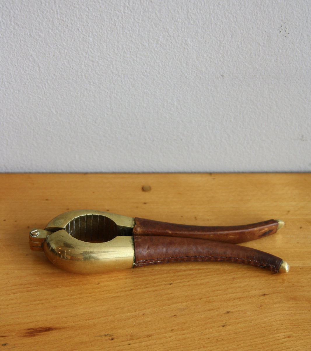 Brass & Leather Nutcracker Carl Auböck - Image 1