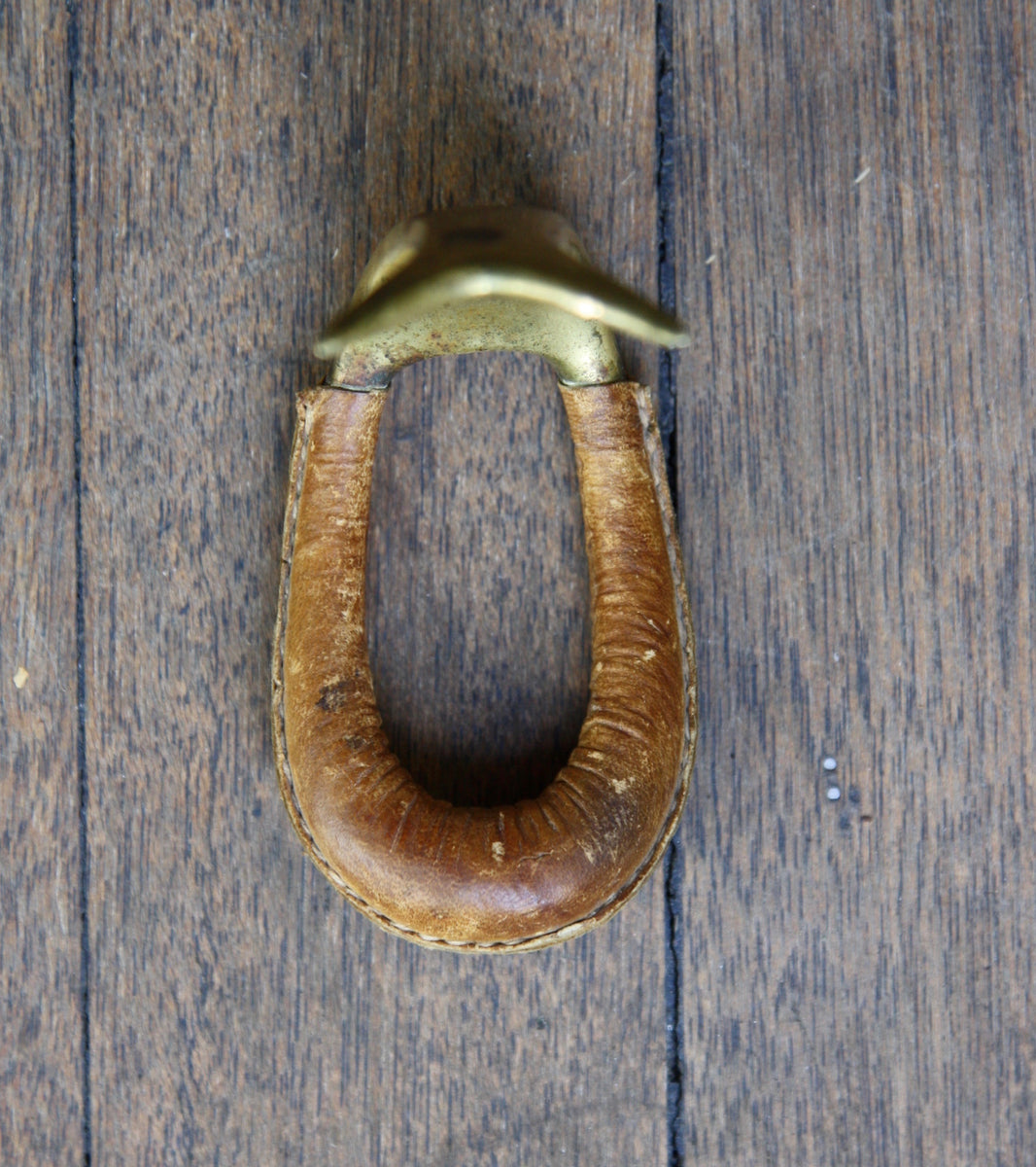 Brass & Leather Pipe Stand Carl Auböck  - Image 11