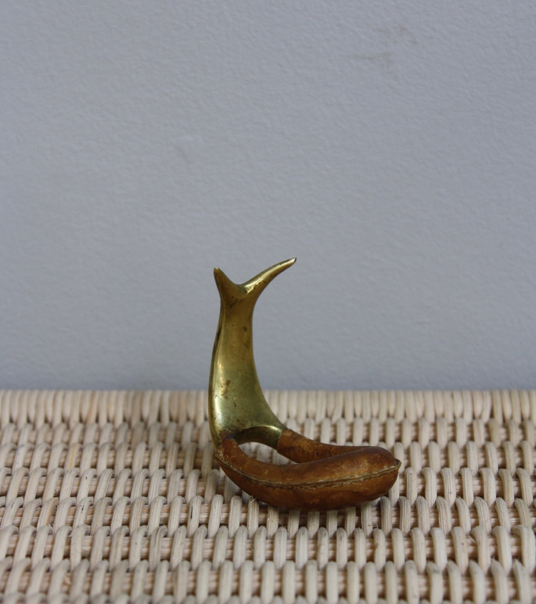 Brass & Leather Pipe Stand Carl Auböck  - Image 7