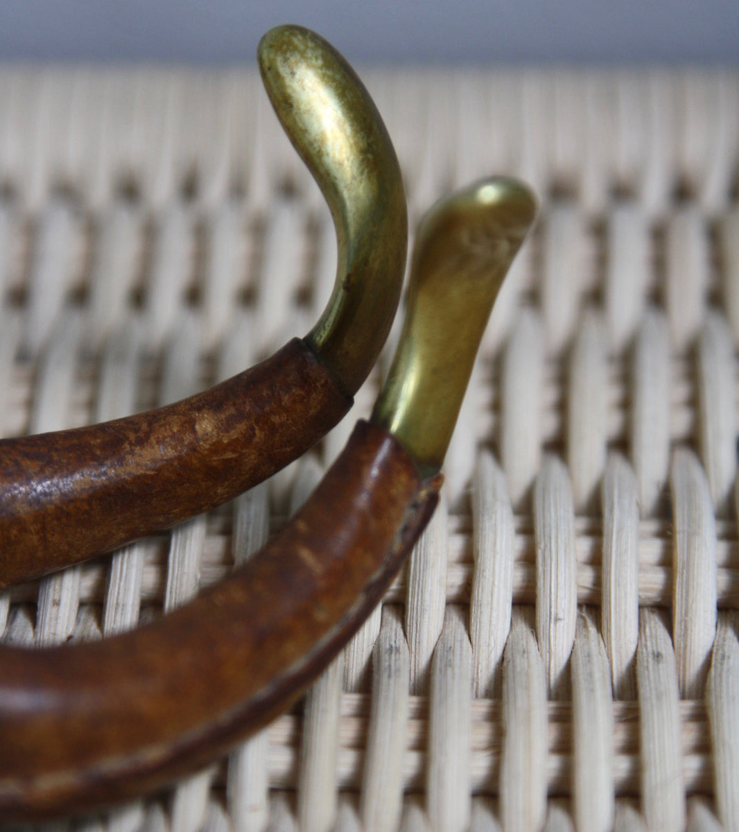 Brass & Leather Pipe/Watch Rest Carl Auböck  - Image 11