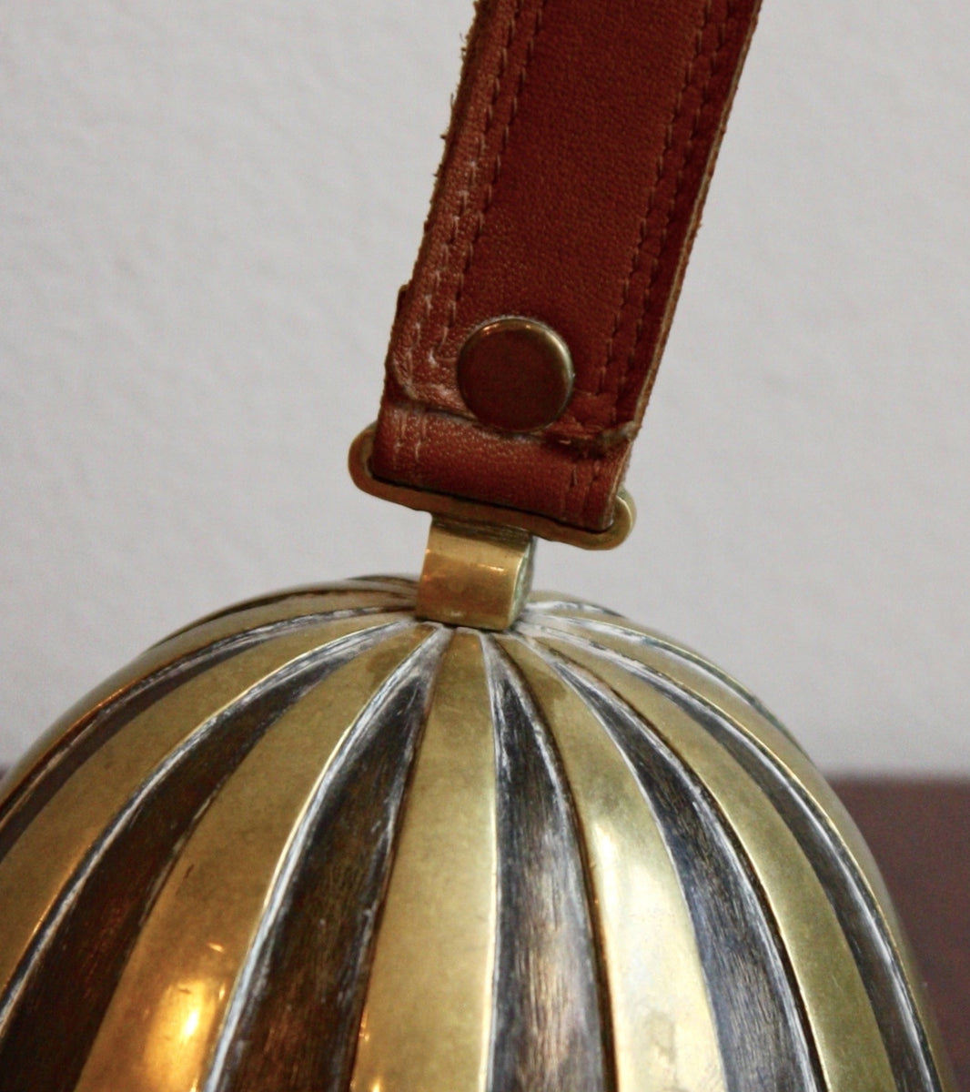 Brass Striped Bell Carl Auböck - Image 2