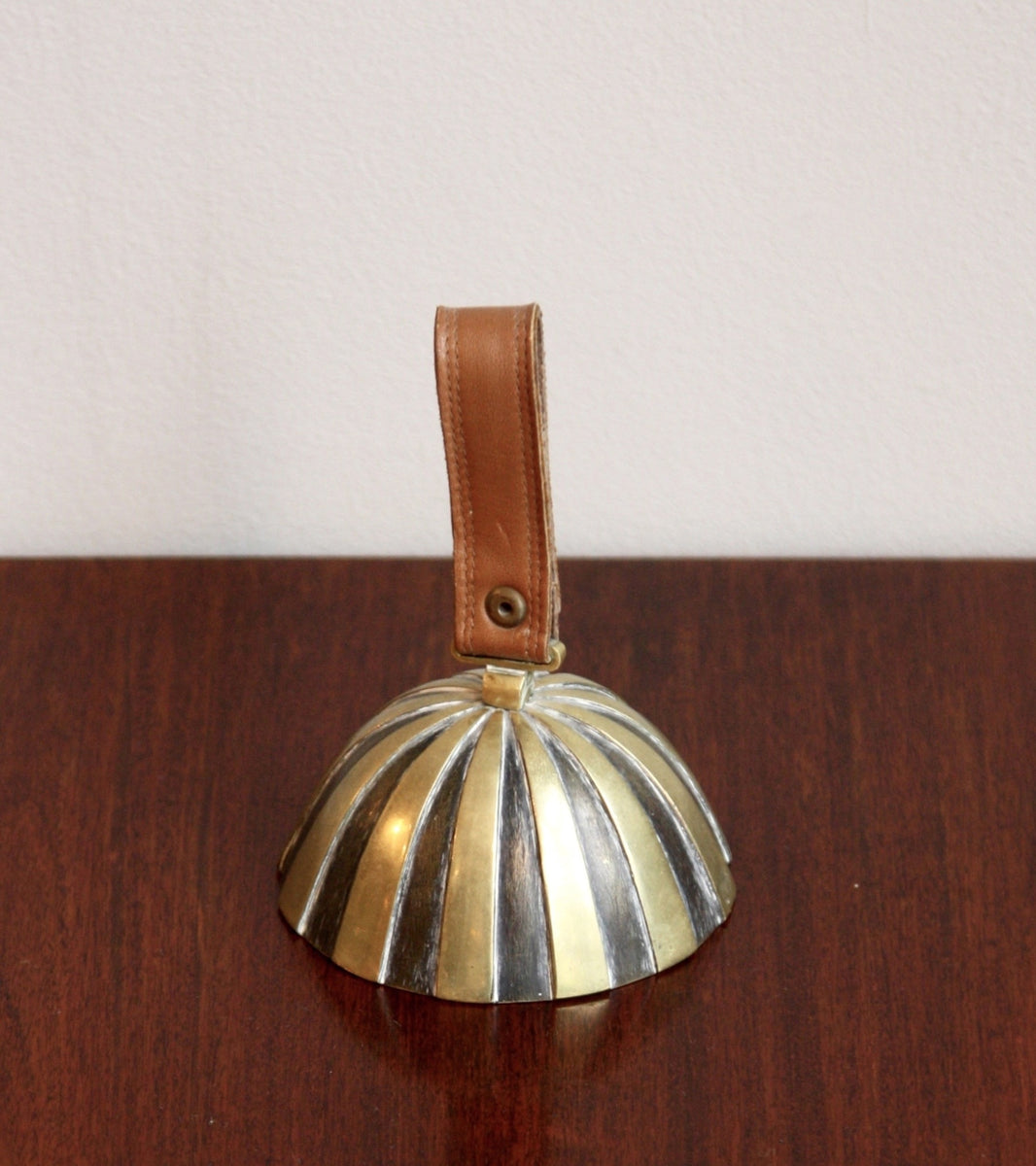 Brass Striped Bell Carl Auböck - Image 4