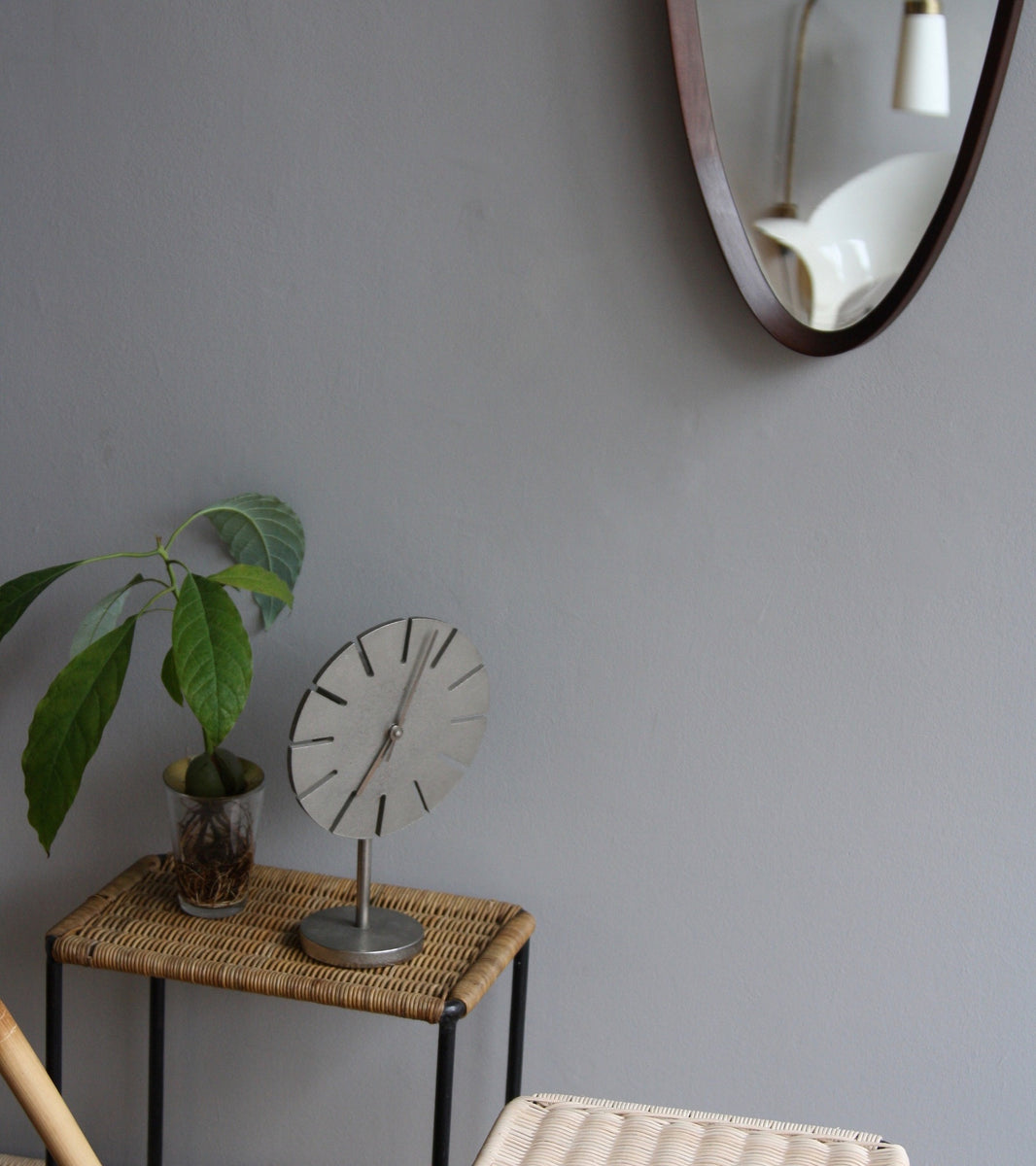 Scenic view of a Cast Nickel Table Clock Carl Auböck - Image 7