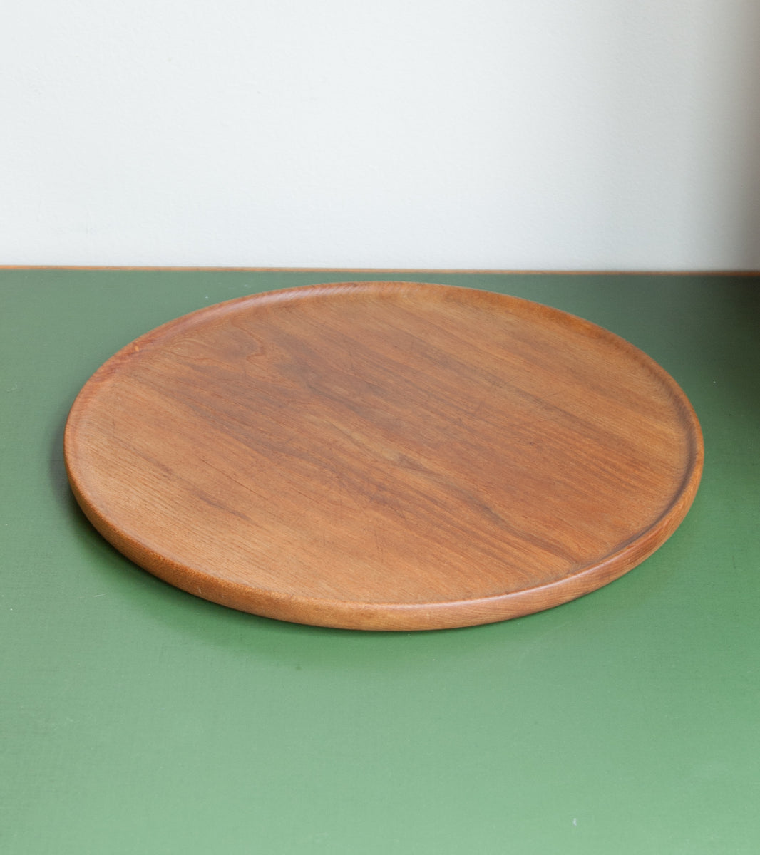 Wooden Original Circular Rimmed Tray Carl Auböck - Image 3