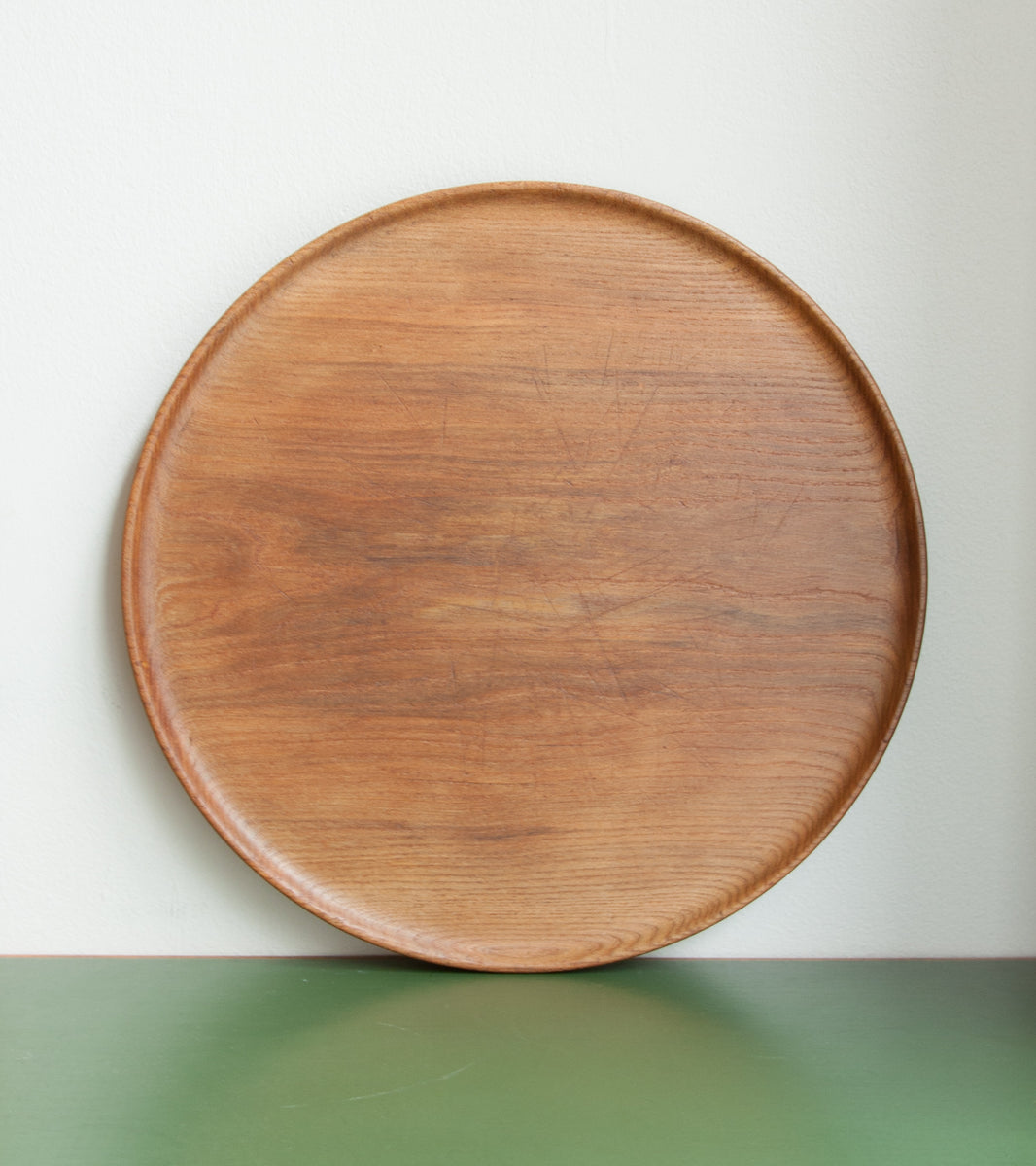 Oak Circular Rimmed Tray Carl Auböck - Image 8