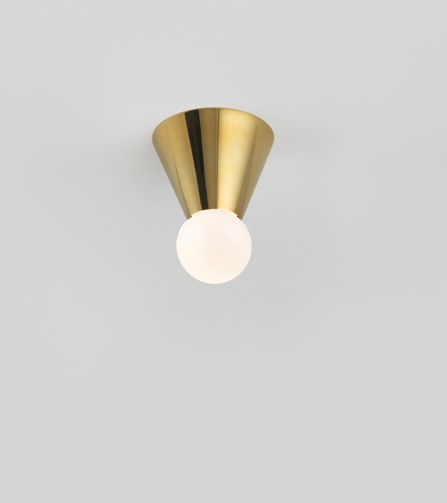 Cone Light Wall/Ceiling MountedPolished Brass Michael Anastassiades - Image 1