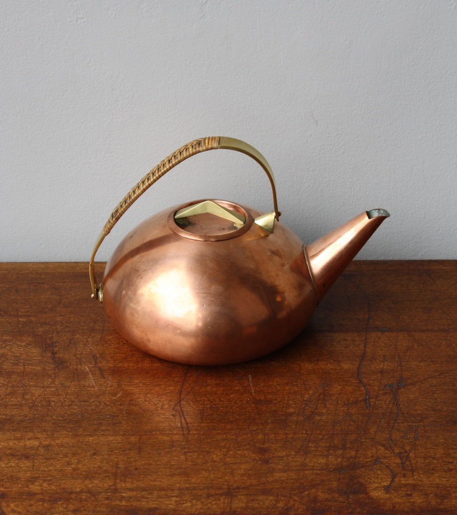 Copper and Brass Teapot Carl Auböck - Image 2