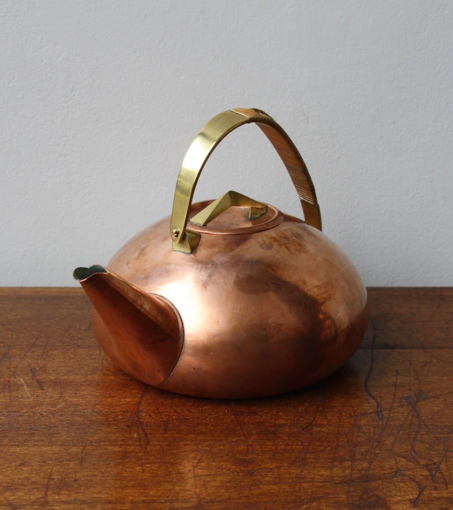 Copper and Brass Teapot Carl Auböck - Image 4