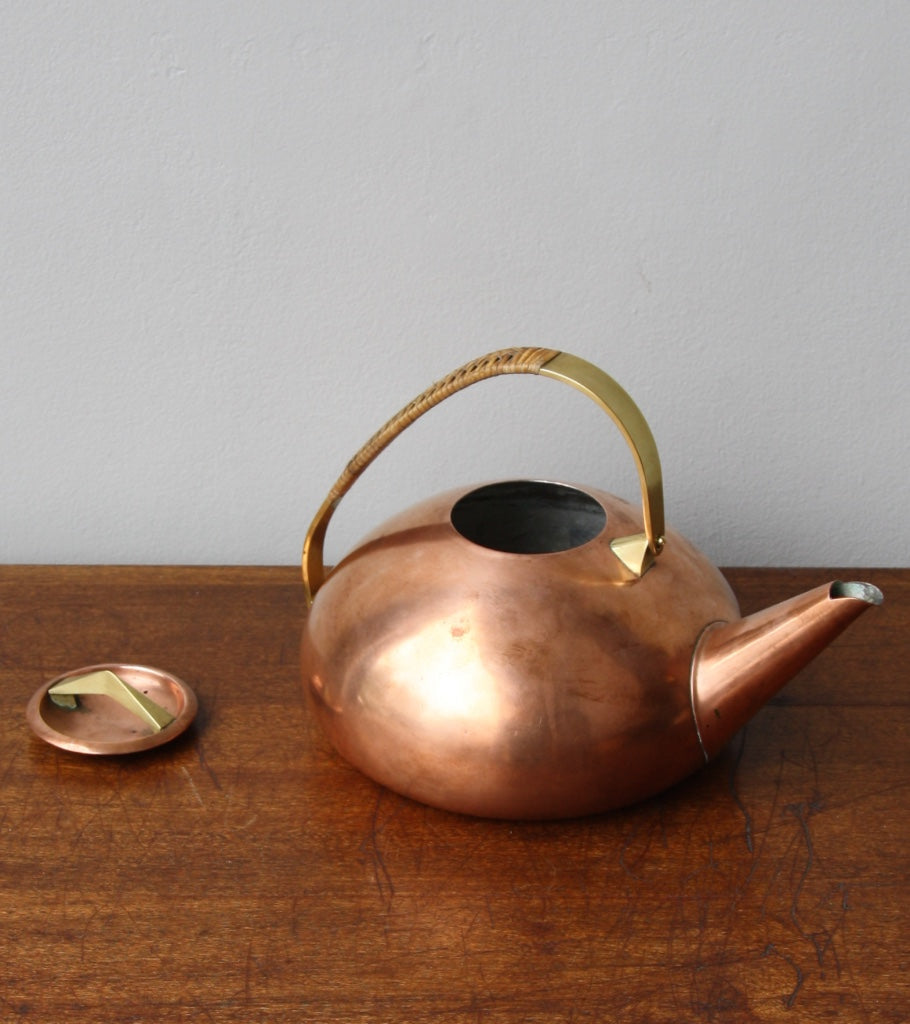 Copper and Brass Teapot Carl Auböck - Image 5