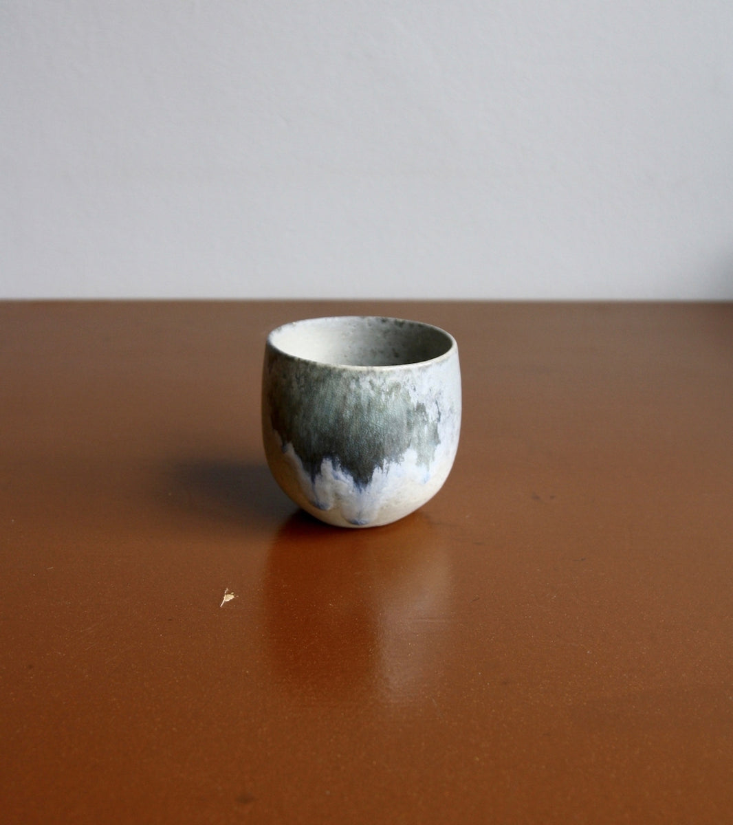 Cup 1White & Soft Blue Glaze Kasper Würtz - Image 1