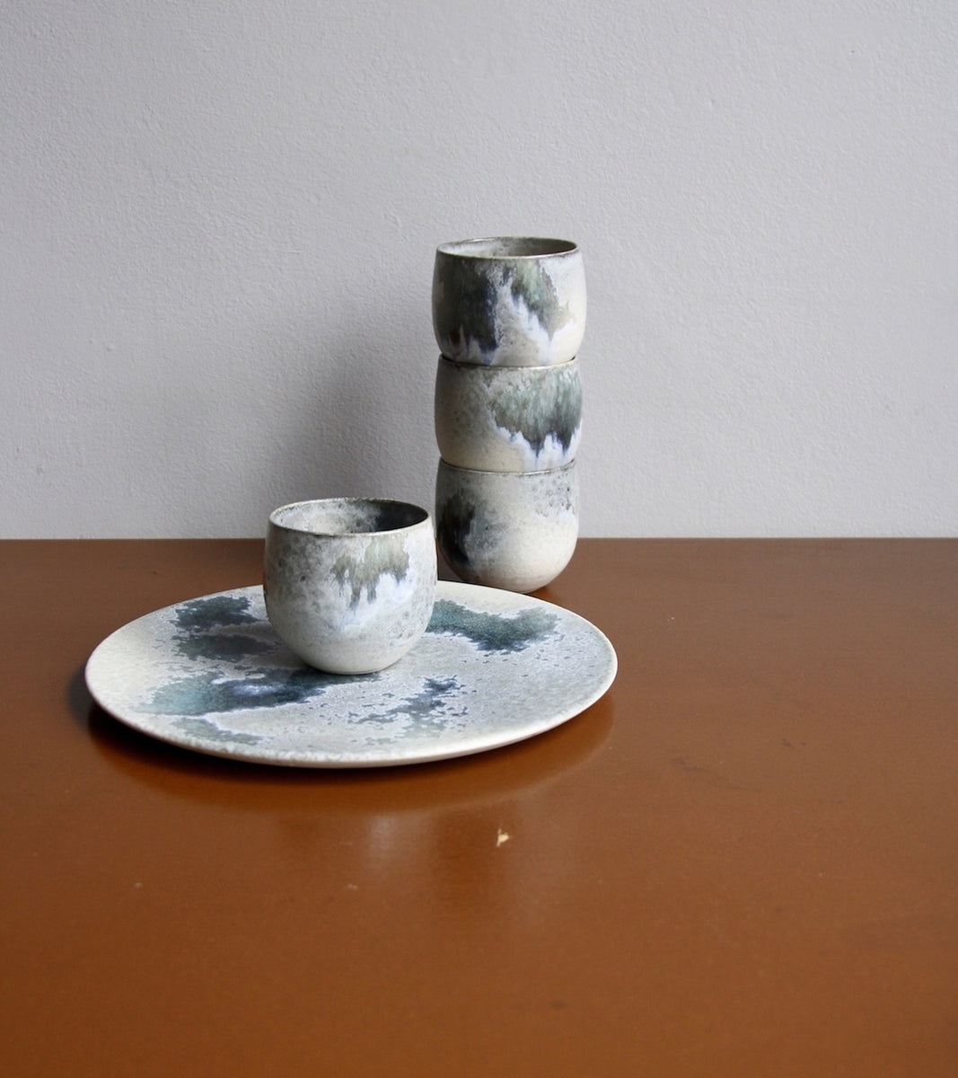 Cup 1White & Soft Blue Glaze Kasper Würtz - Image 5