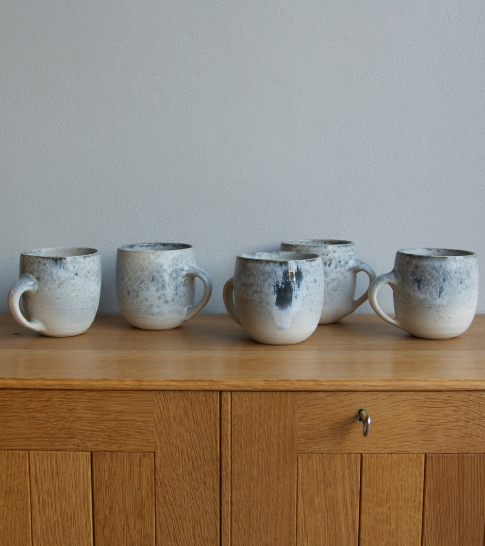 Custom Mug with HandleWhite & Soft Blue Glaze Kasper Würtz - Image 14