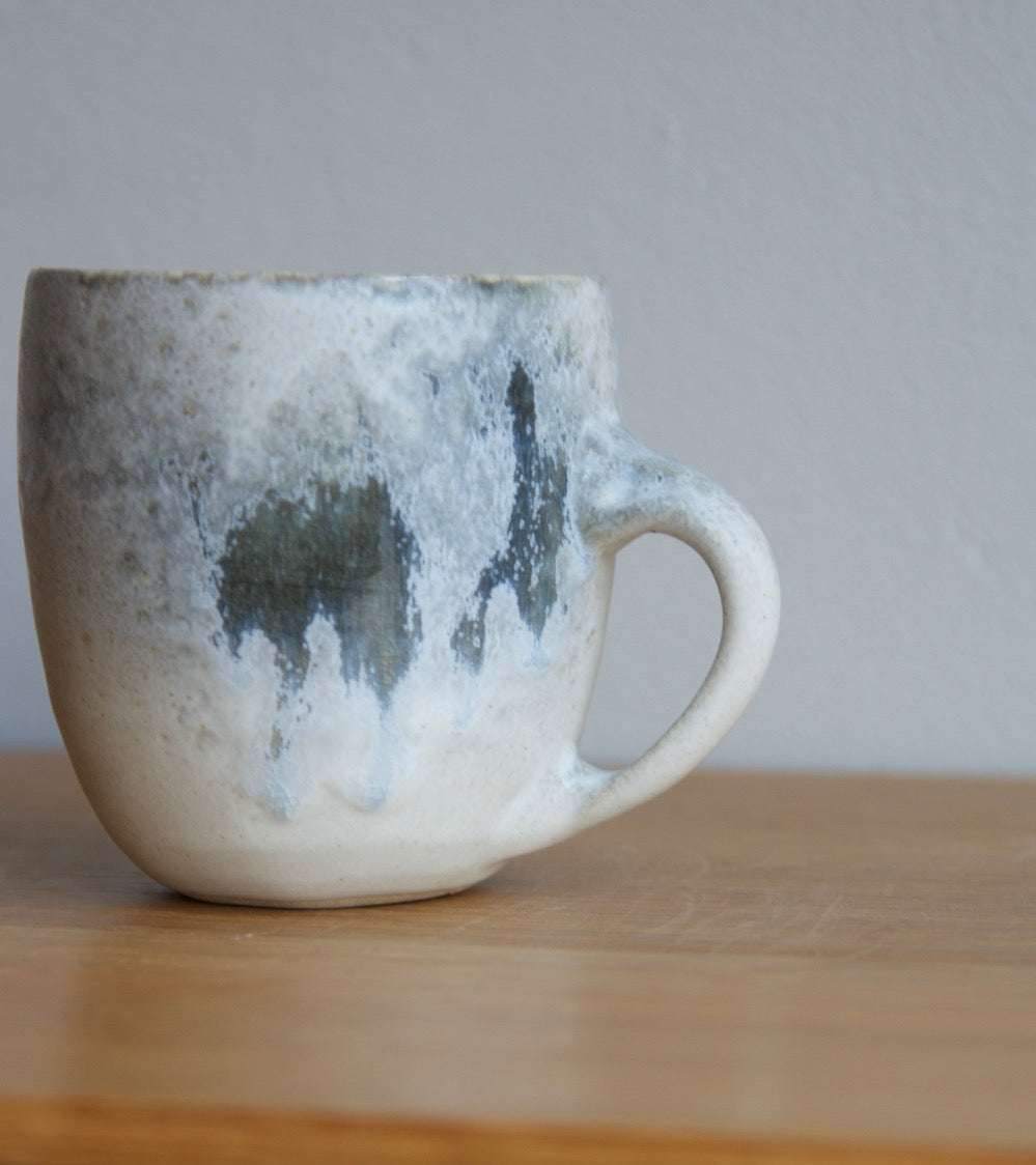 Custom Mug with HandleWhite & Soft Blue Glaze Kasper Würtz - Image 5