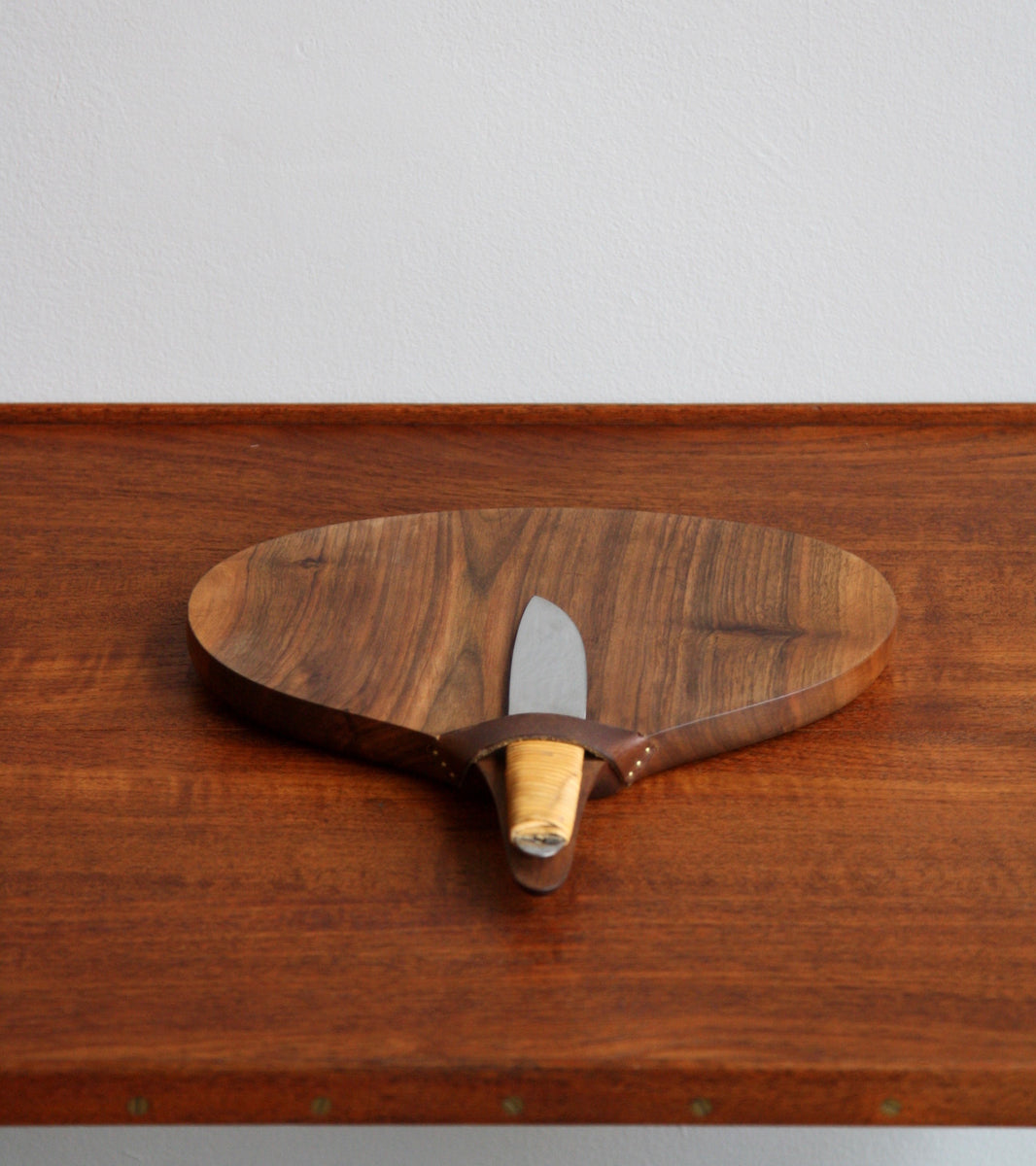 Cutting Platter and Knife Carl Auböck - Image 2