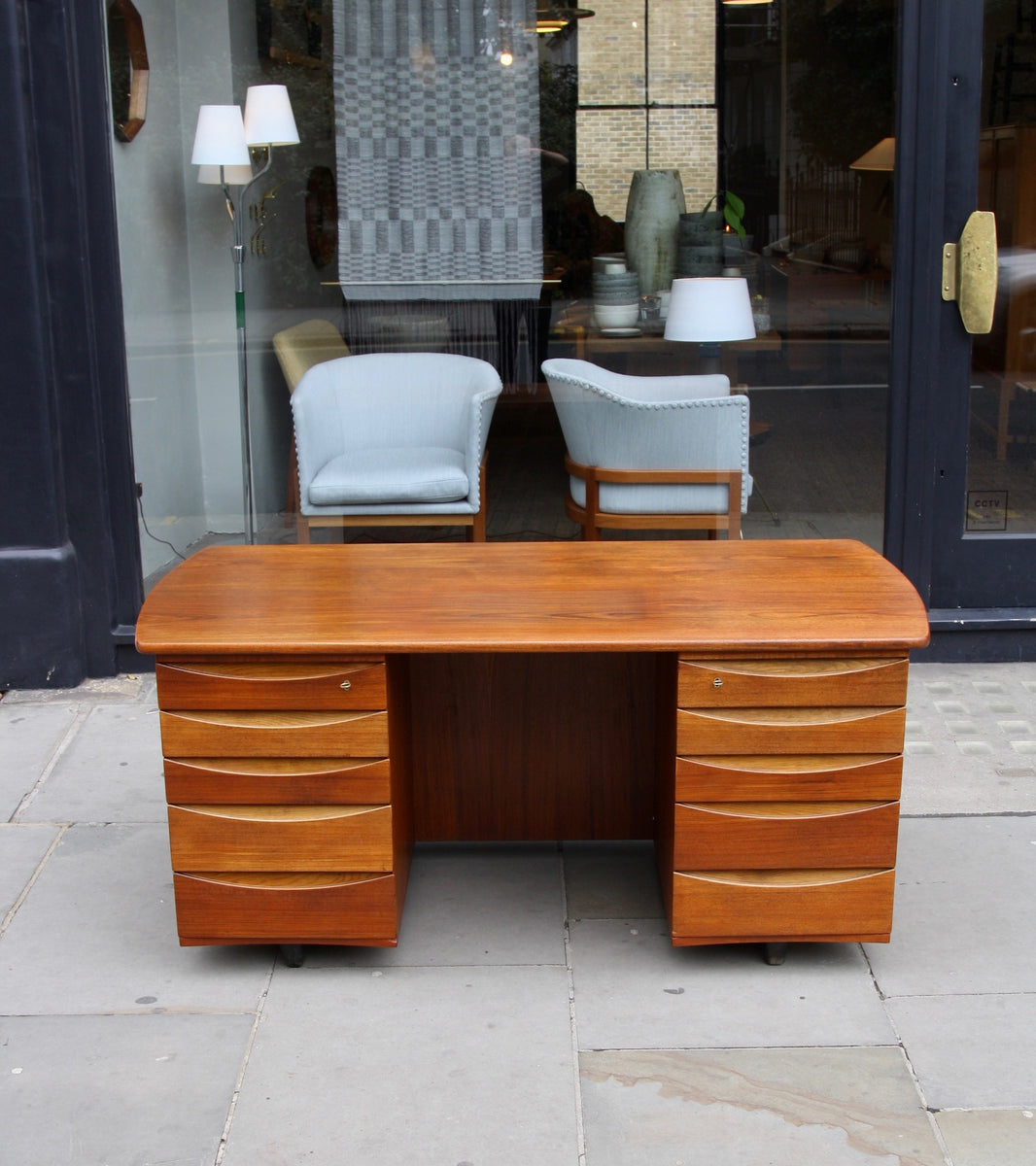 Desk with Bookcase Front Hans Olsen and Chris Sørensen - Image 10