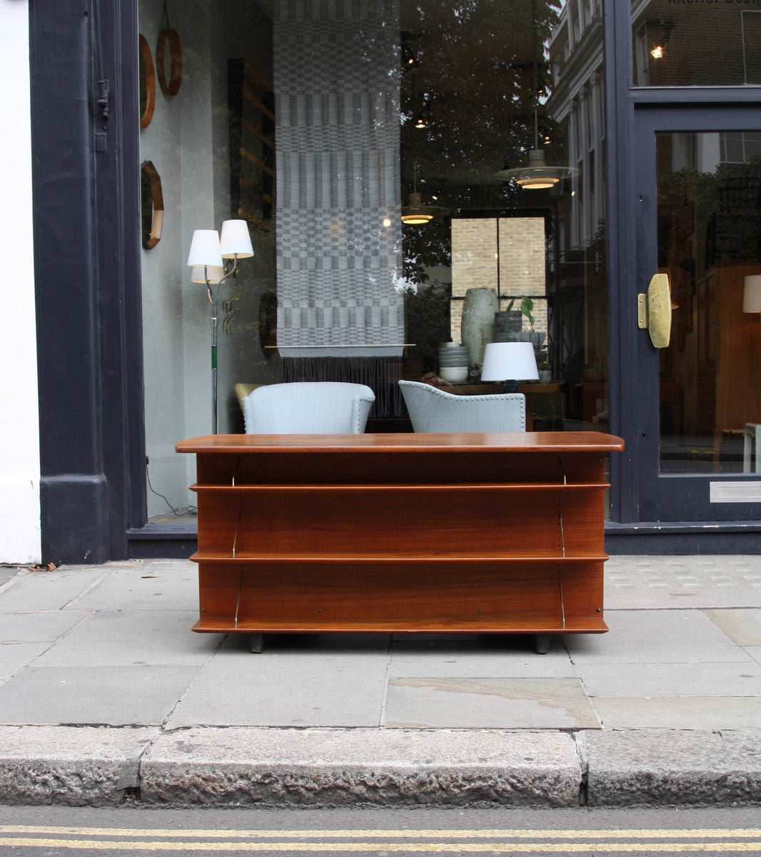 Desk with Bookcase Front Hans Olsen and Chris Sørensen - Image 3