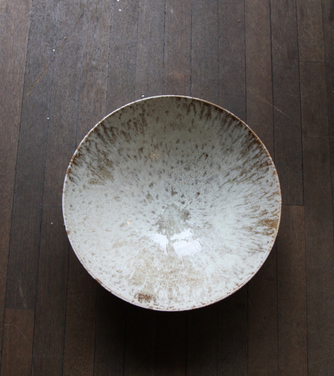 Enormous Tea Bowl Shaped BowlBrown & White Glaze   Kasper Würtz - Image 3