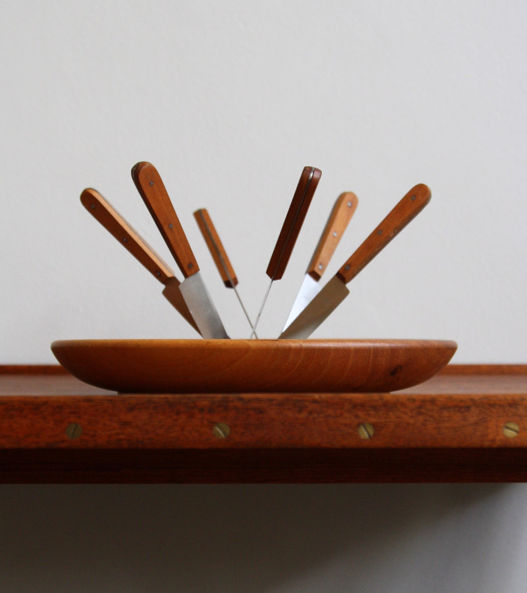 Fruit Knife & Bowl Set by Bauhaus Trained Carl Auböck  - Image 2
