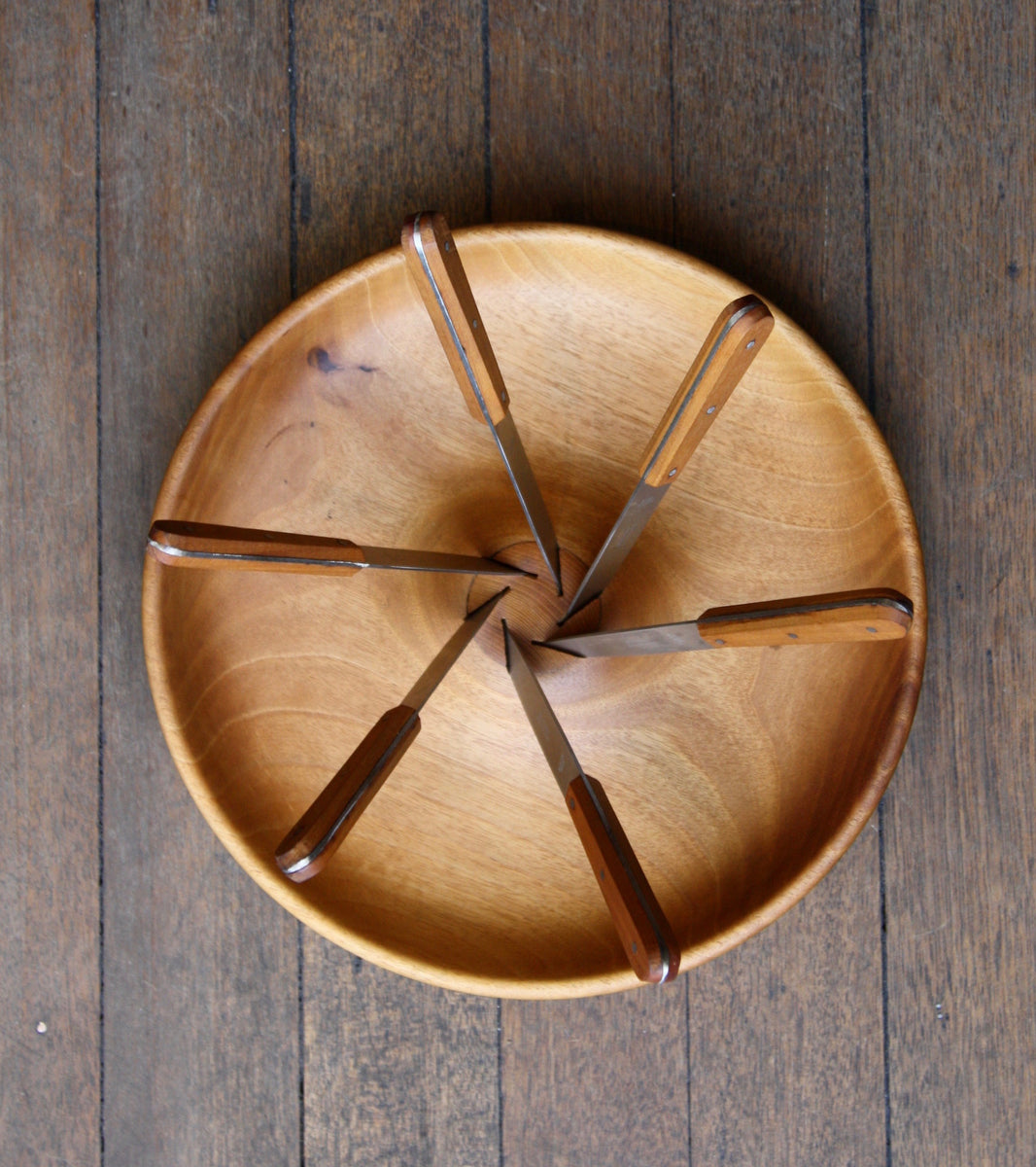 Top View of a Fruit Knife & Bowl Set Carl Auböck  - Image 8
