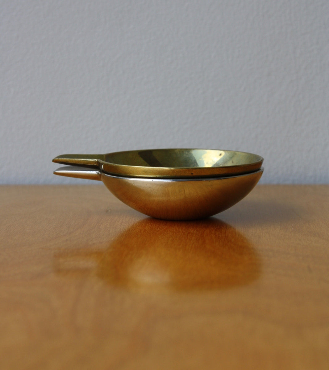 Geometric White Metal Ashtray Carl Auböck  - Image 8