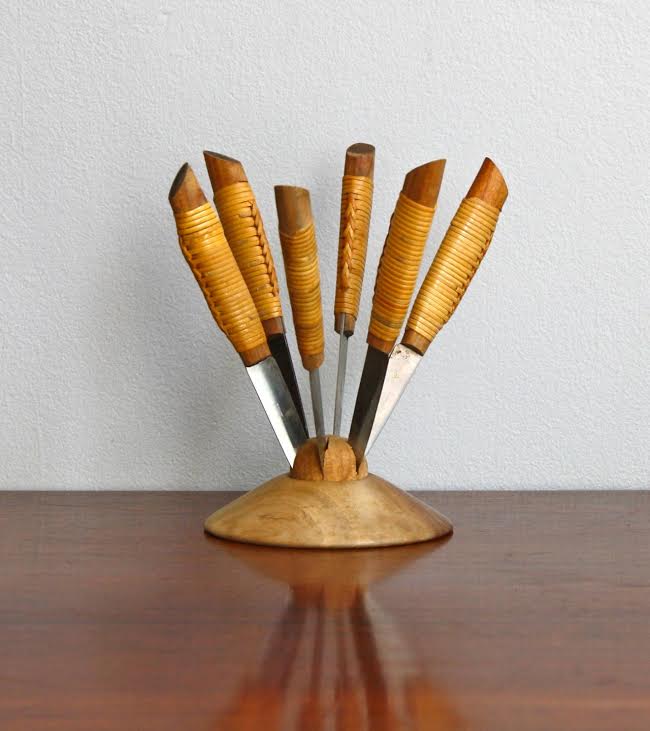 Holder and Knife Set Carl Auböck - Image 2