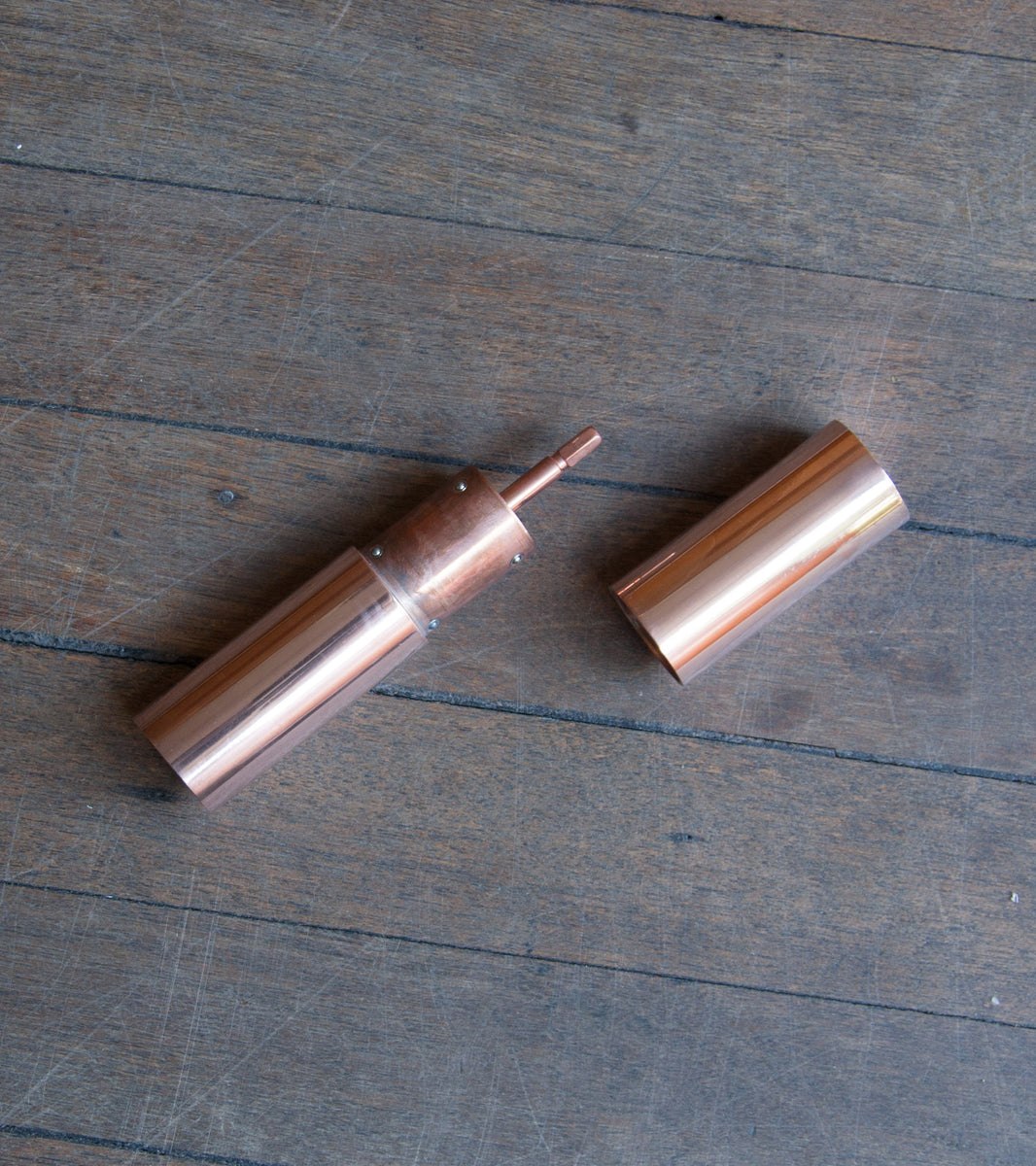 Modernist Design Italic Pepper Mill - Copper Plated Michael Anastassiades & Carl Auböck