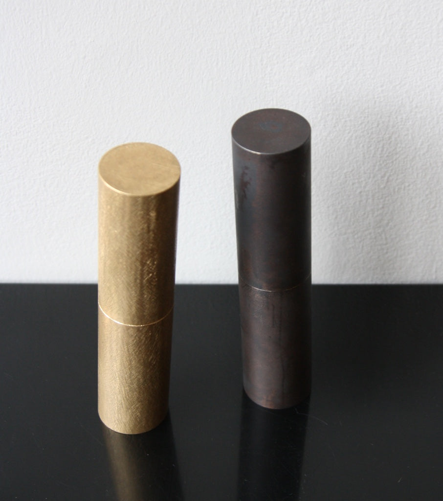 Round Italic Mill - Filed Brass Michael Anastassiades & Carl Auböck  - Image 11