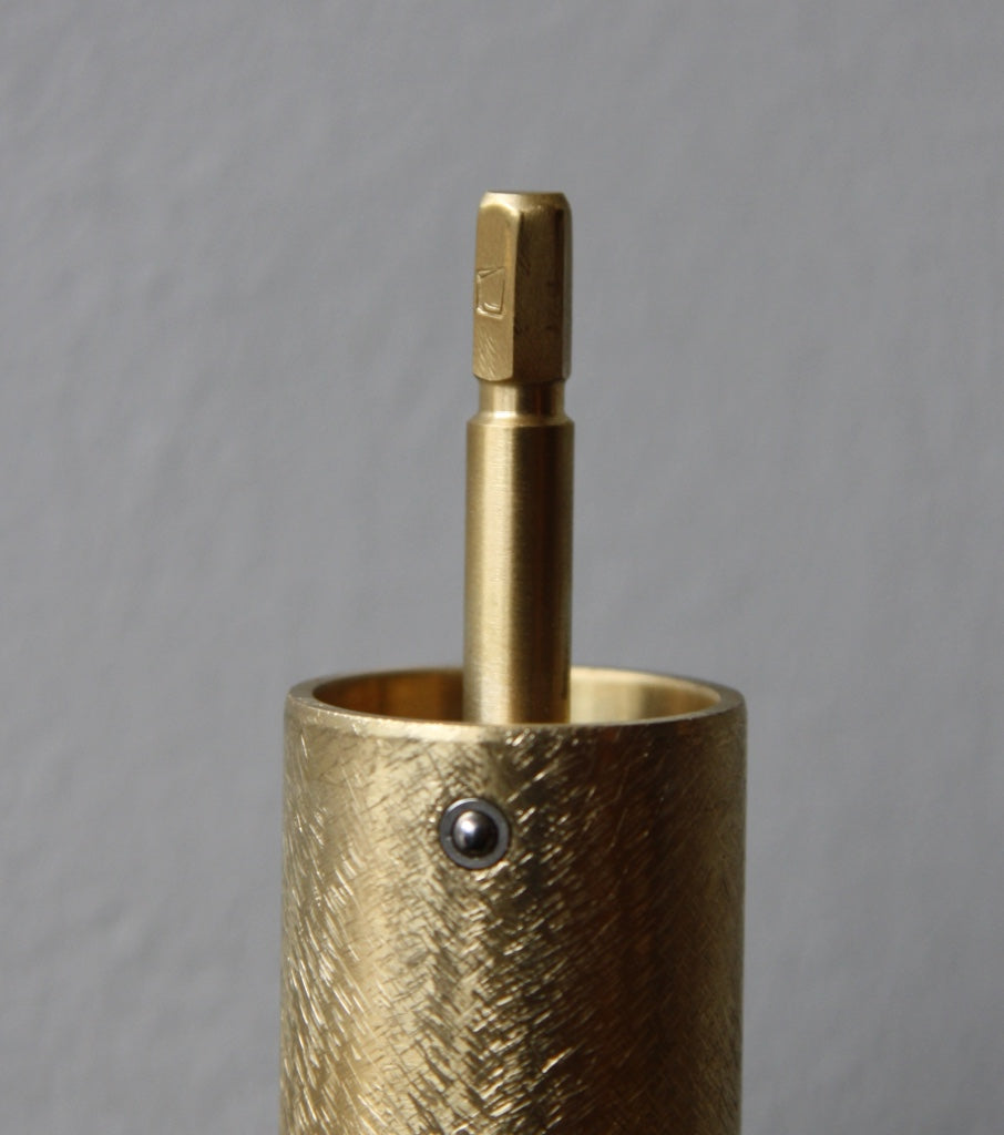 Italic Mill - Filed Brass Michael Anastassiades & Carl Auböck  - Image 5