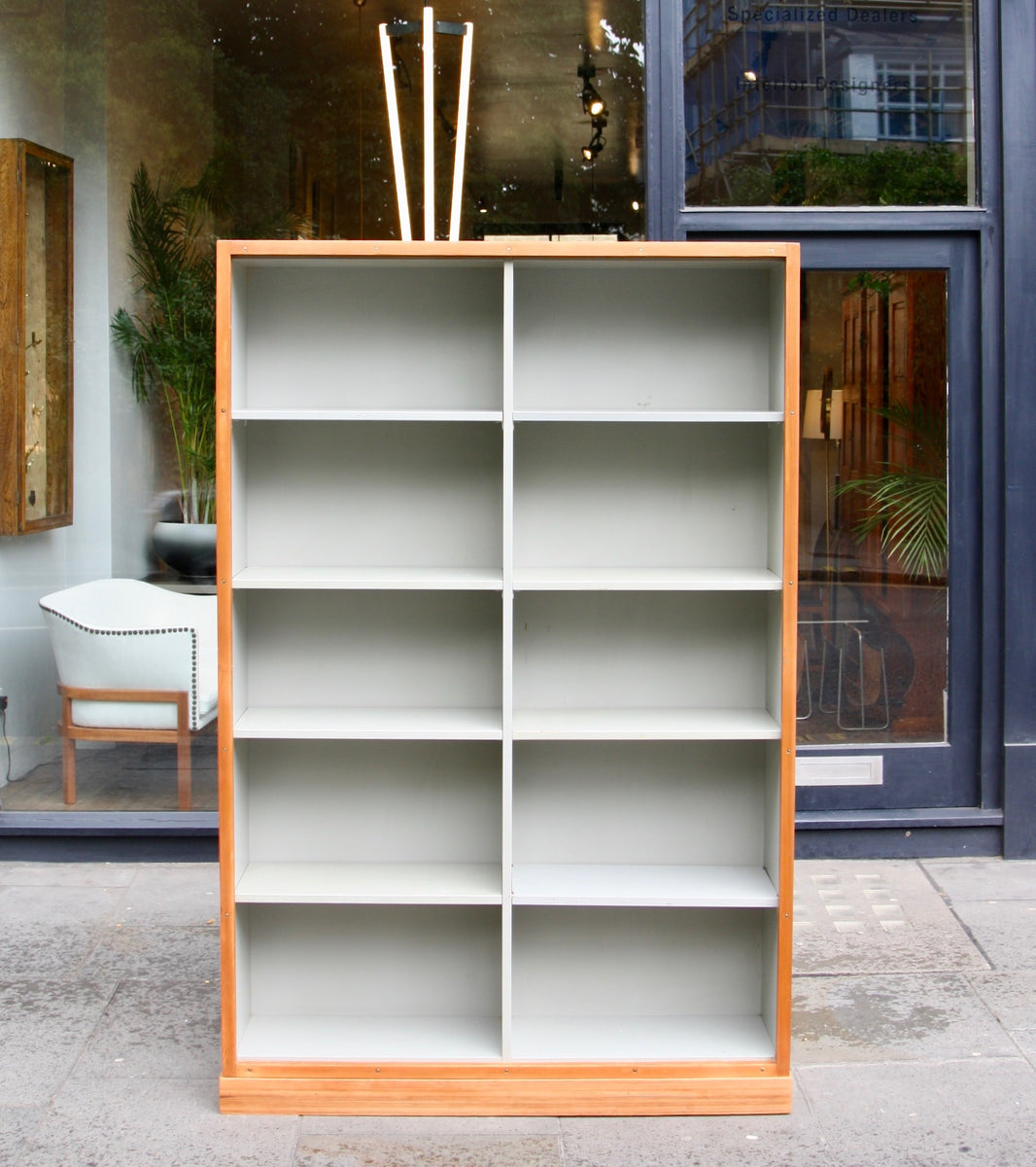Large Bookcase  Børge Mogensen and Grete Meyer - Quality Danish Modern Beautiful Handmade Danish Design Architect Designed Simple Built for the future Storage  Front of shop image 
