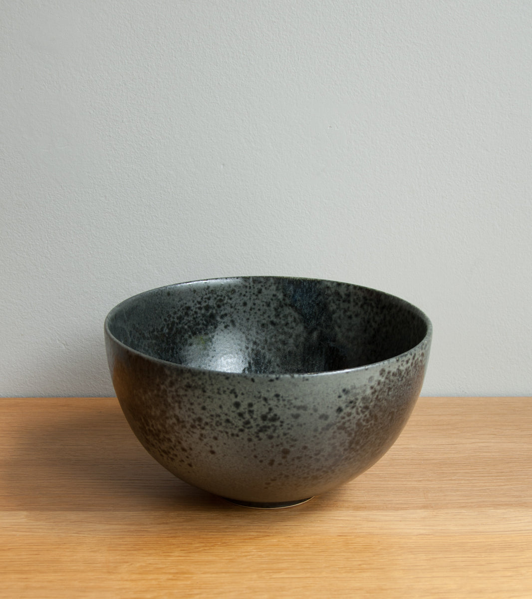 Large Deep Bowl 12Black Glaze Kasper Würtz - Image 1