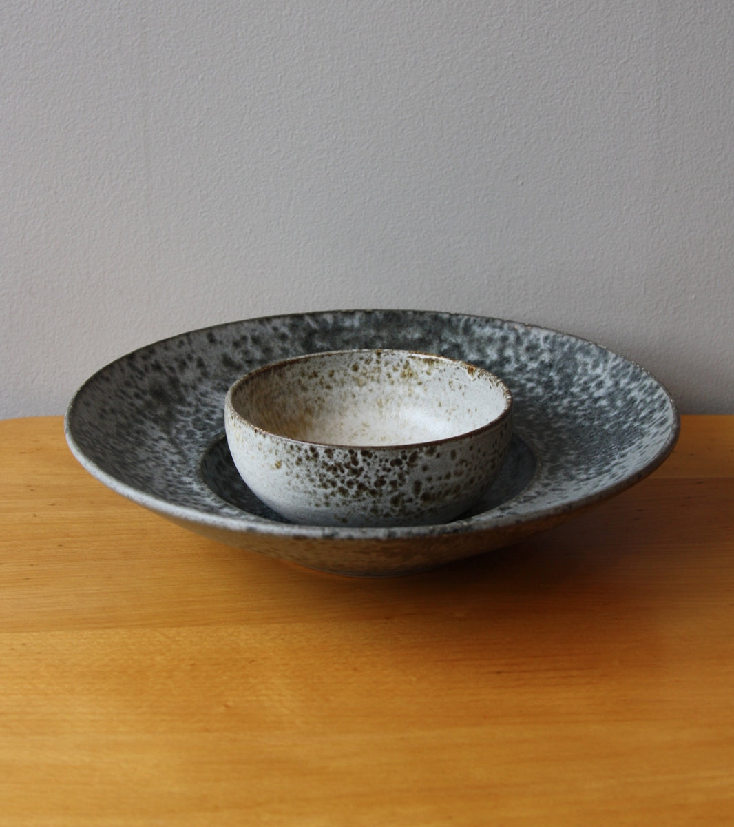 Large Flat Out Bowl 11Grey Glaze Kasper Würtz - Image 6