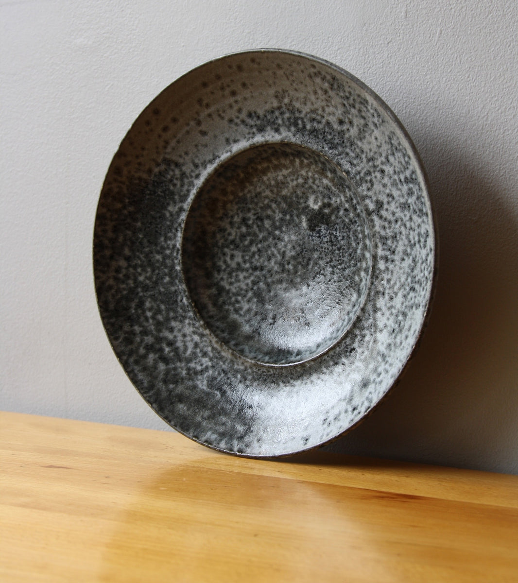 Large Flat Out Bowl 11Grey Glaze Kasper Würtz - Image 8