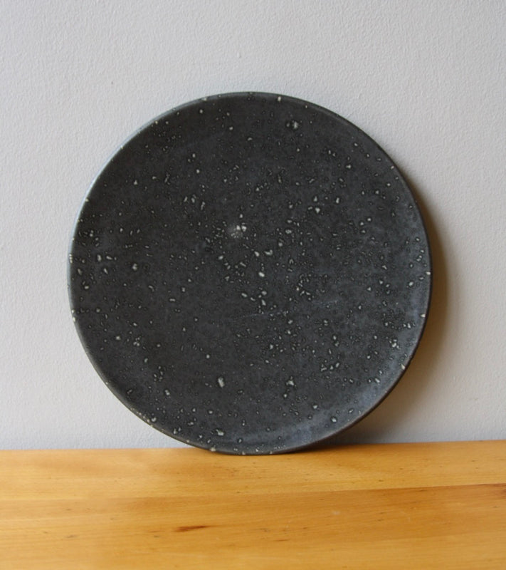 Large Flat Plate 6Black & White Glaze Kasper Würtz - Image 10