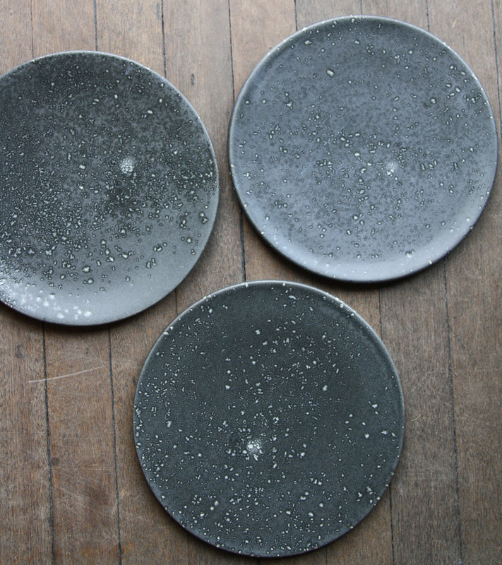 Large Flat Plate 6Black & White Glaze Kasper Würtz - Image 12