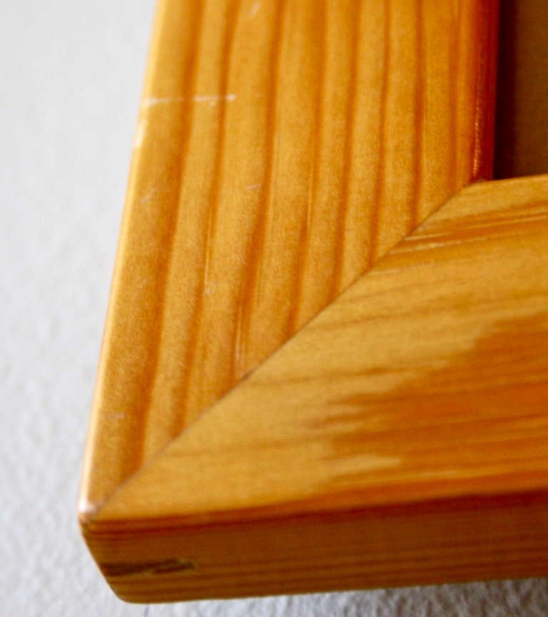 Large Picture Frame Mogens Koch  - detail corner Mogens Koch rud Rasmussen made in Copenhagen quality handmade pine frames for life cleaver mathematical furniture kaare klint Danish masters 