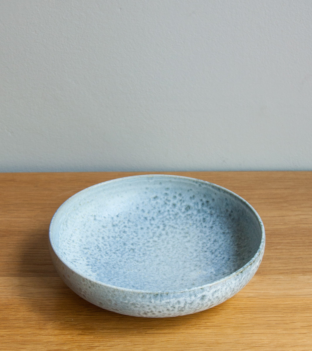 Large Shallow Bowl 13Stone Blue Glaze Kasper Würtz - Image 1