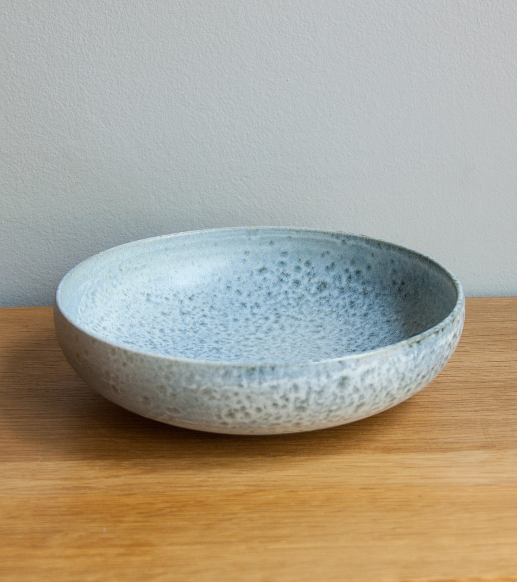 Large Shallow Bowl 13Stone Blue Glaze Kasper Würtz - Image 3