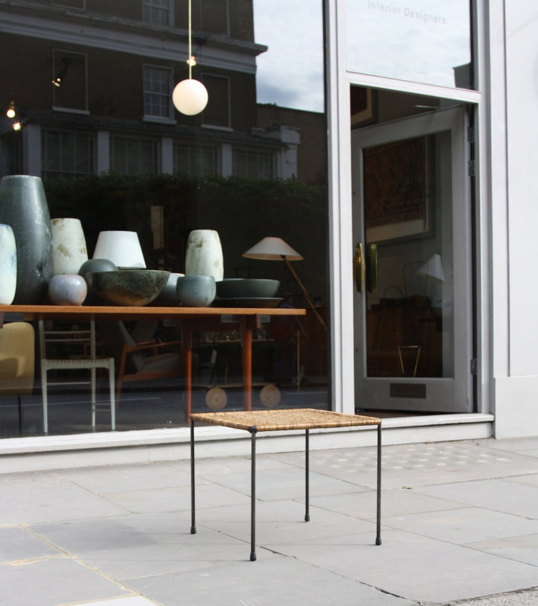 Large Square Wicker Table Carl Auböck - Image 11