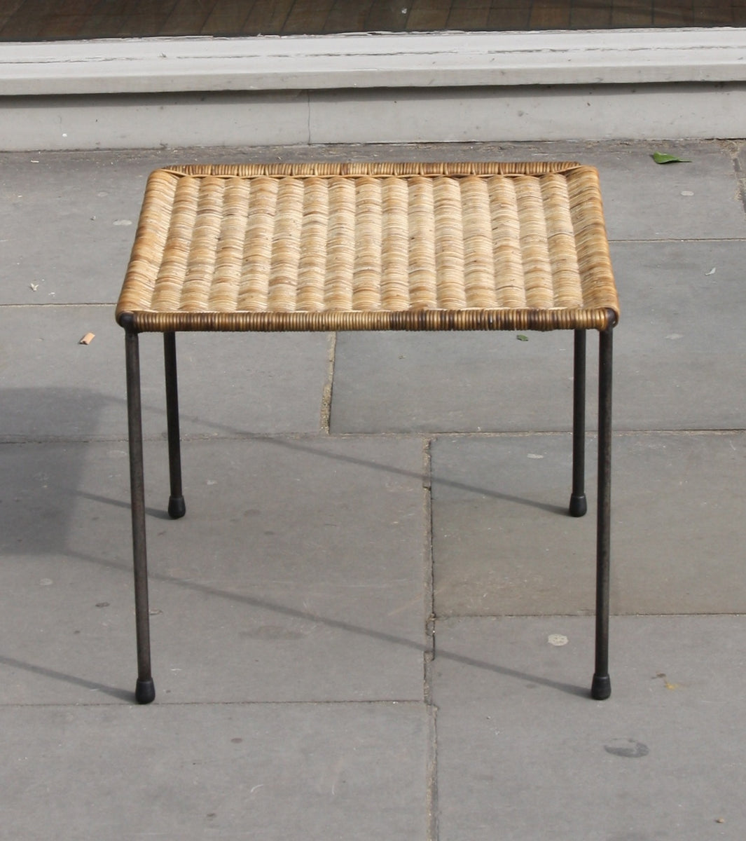 Large Square Wicker Table Carl Auböck - Image 2