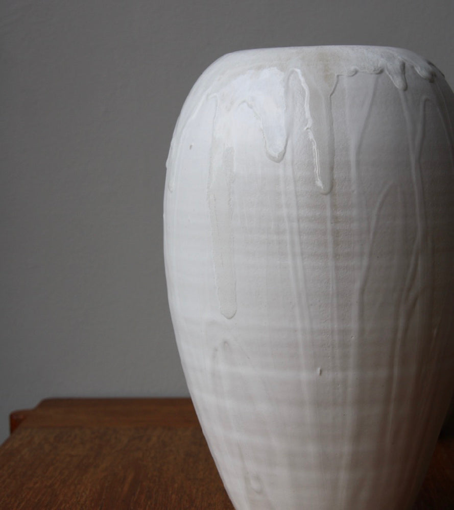 Large Tall Vase White Glaze Kasper Würtz - Image 10