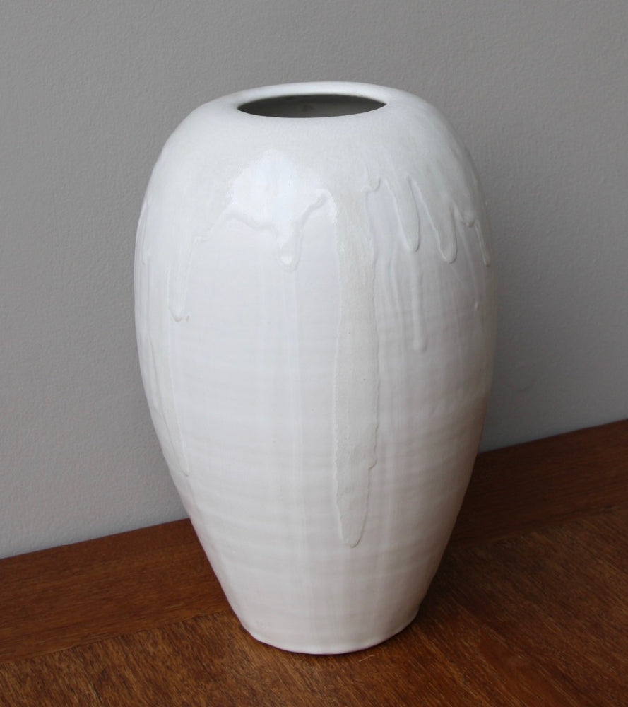 Large Tall Vase White Glaze Kasper Würtz - Image 4