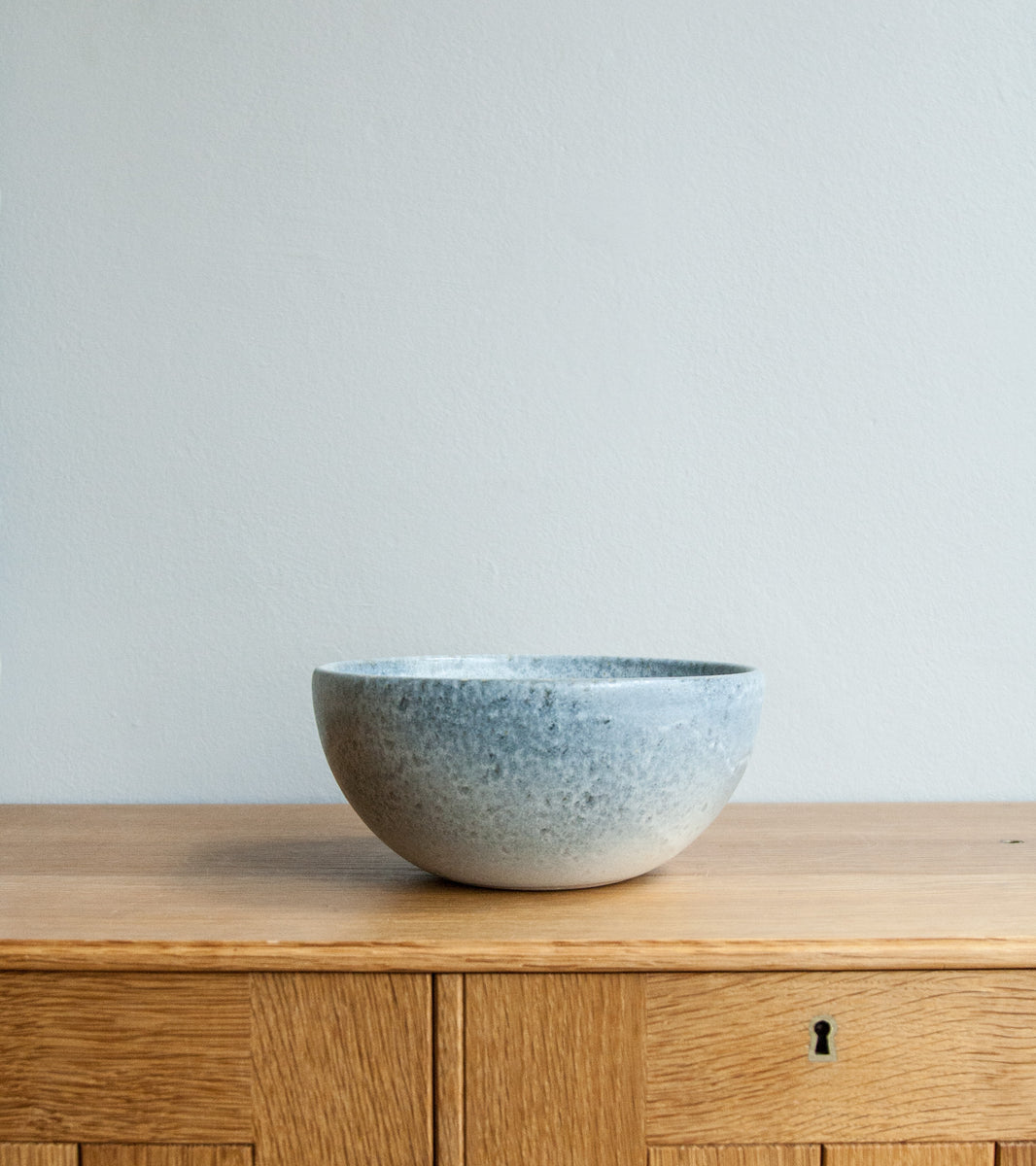 Medium Deep Bowl 10Stone Blue Glaze Kasper Würtz - Image 2
