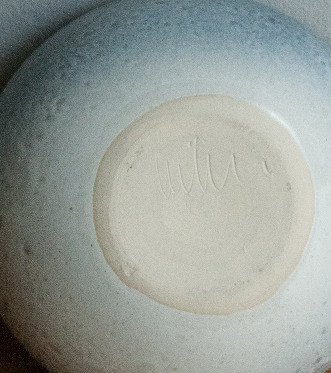 Medium Deep Bowl 10Stone Blue Glaze Kasper Würtz - Image 6
